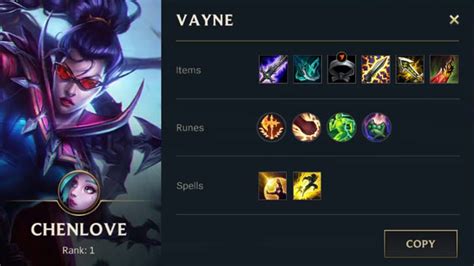 Vayne runes - grayxoler