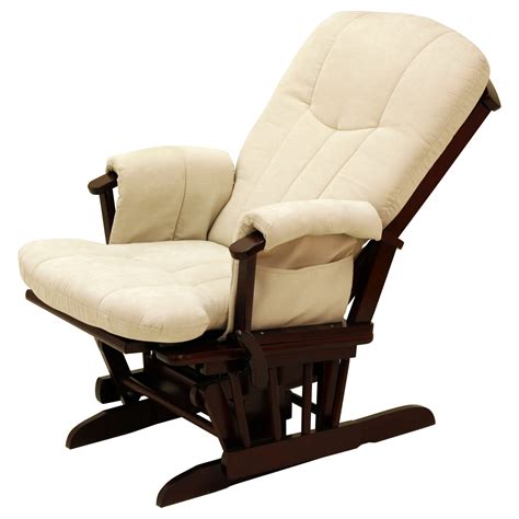 Storkcraft Deluxe Reclining Glider Rocker - Cherry Beige - Gliders ...