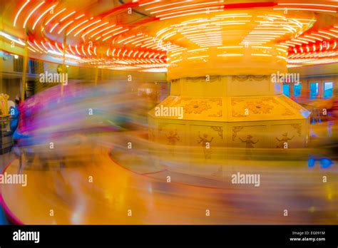 The Parker Carousel, Burnaby Village Museum, Burnaby, British Columbia, Canada Stock Photo - Alamy