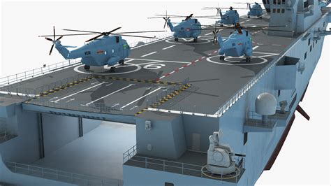 Type 075 Landing Helicopter Dock LHD 31 32 3D Model - TurboSquid 1896518