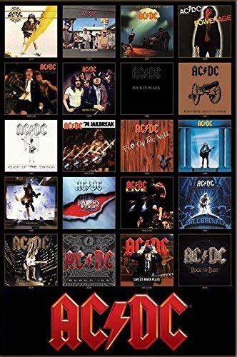 AC/DC album covers through the years #acdc #albumcovers | Acdc album ...