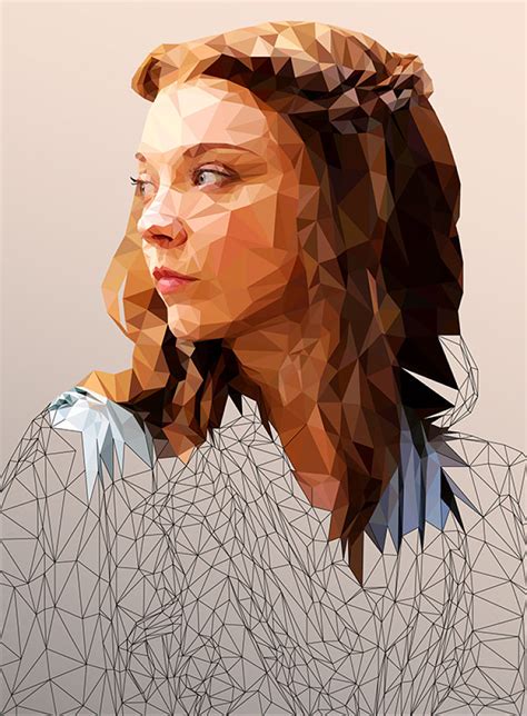 Low-poly Game of Thrones portraits reflect their fragmented subjects ...