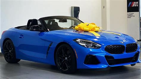 2021 BMW Z4 M40i M Performance Convertible in Misano Blue Metallic - YouTube