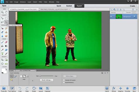 How to use a green screen to put a different background behind your subject | Greenscreen, Green ...