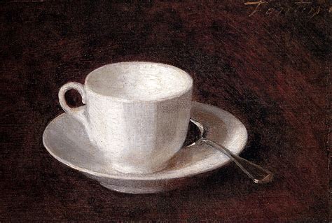 White Cup And Saucer - Henri Fantin-Latour - WikiArt.org - encyclopedia of visual arts