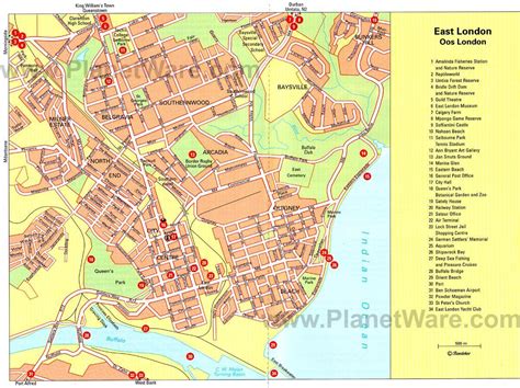 East London map - East map of London (England)