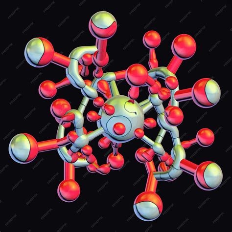 Premium AI Image | A diagram of a molecule