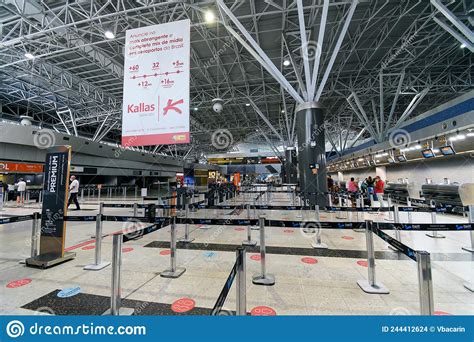 Indoors of Recife airport editorial stock image. Image of south - 244412624