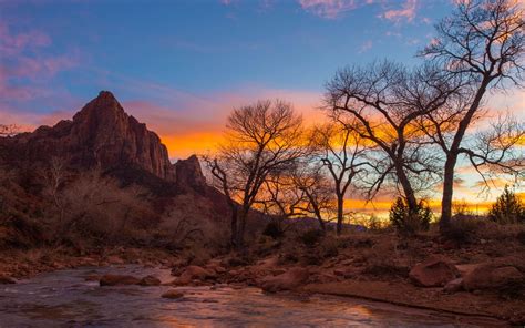 Zion National Park Evening Wallpaper, HD Nature 4K Wallpapers, Images ...