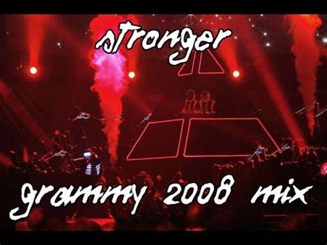 Kanye West - Stronger ft. Daft Punk (Live Grammy Mix) - YouTube