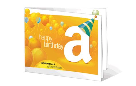 Amazon Gift Card Birthday Greetings