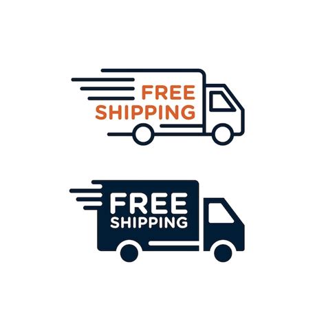 Premium Vector | Free shipping icon vector