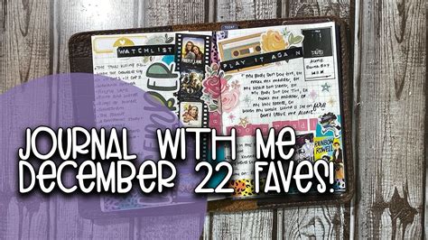 Memory Keeping Monthly Favorites | Journal With Me - YouTube