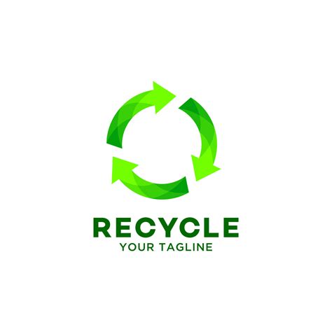 recycle logo design template 5105796 Vector Art at Vecteezy