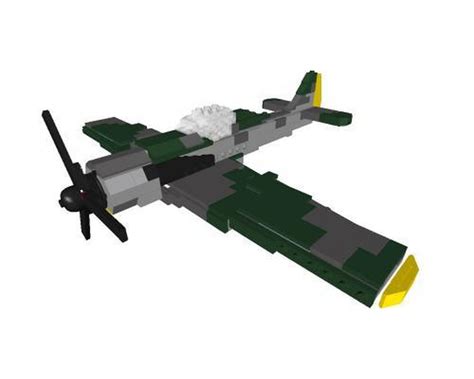 LEGO MOC Focke-Wulf FW-190a3 by thirdwigg | Rebrickable - Build with LEGO