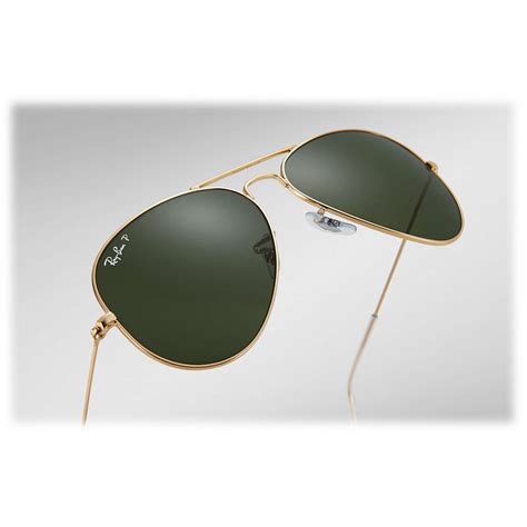 Ray-Ban - RB3025 001/58 - Original Aviator Classic - Gold - Polarized ...