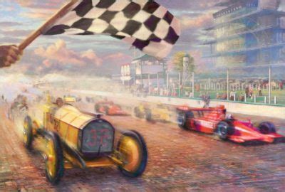 Century of Racing!, A The 100th Anniversary Indianapolis 500 Mile Race - Thomas Kinkade ...