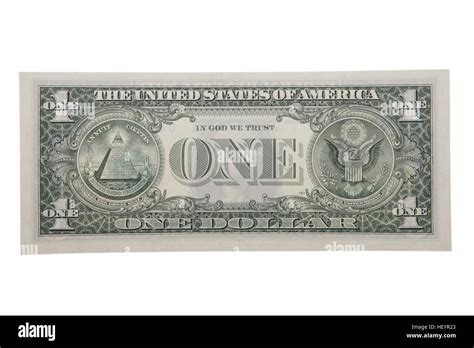 Dollar bill back hi-res stock photography and images - Alamy