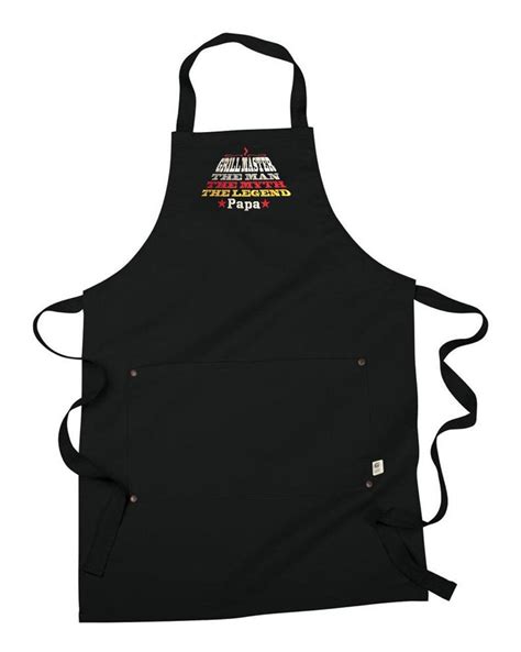 Personalized Embroidered grilling apron-Grill Master-bbq apron-Cook-mens cooking apron-Outdoor ...