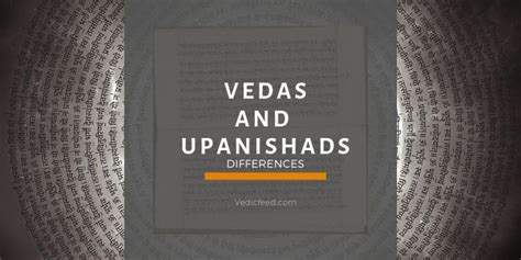 Difference Between Vedas and Upanishads