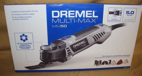 Dremel MULTI-MAX MM50 5.0A Corded Oscillating Multi-Tool Kit MM50-01 ...