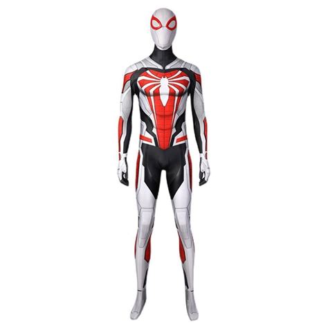 Spider-Man PS5 Outfit Halloween Carnival Suit Cosplay Costume ...