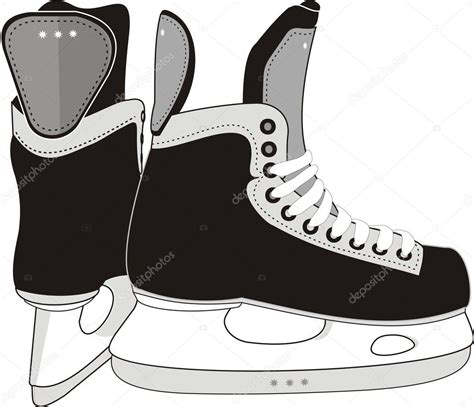 Ice Hockey Skates. — Stock Vector © ADVRT24 #1122393