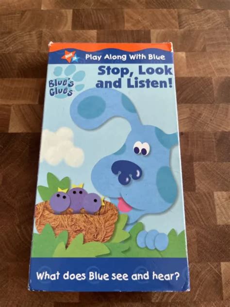 VHS BLUE'S CLUES - Stop, Look and Listen ! EUR 18,84 - PicClick IT