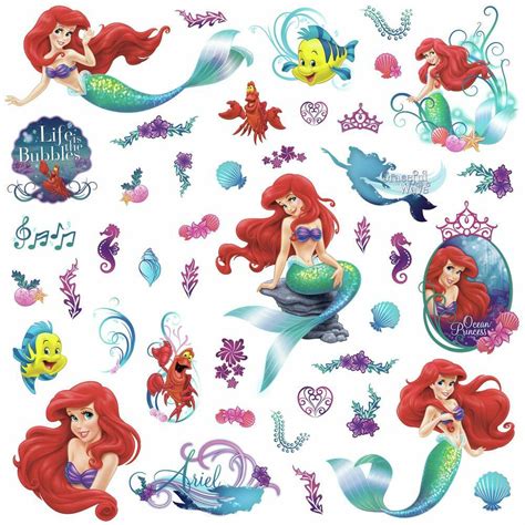 The Little Mermaid Wall Decals – RoomMates Decor