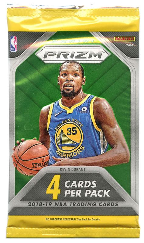 NBA Panini 2018-19 Prizm Basketball Trading Card RETAIL Pack 4 Cards ...