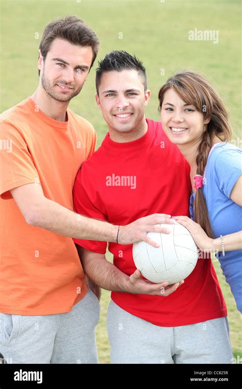 Young sports people Stock Photo - Alamy