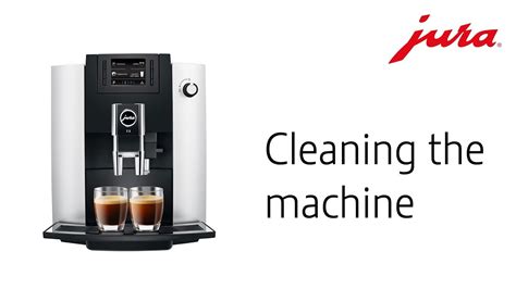 JURA E6 - Cleaning the machine - YouTube