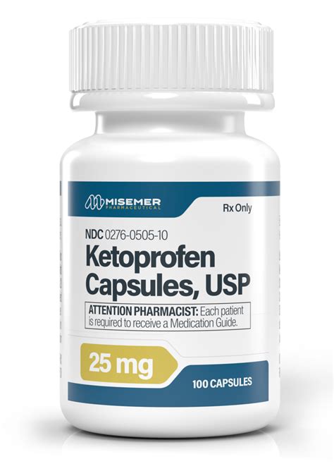 Ketoprofen Capsules, USP – Misemer Pharmaceutical