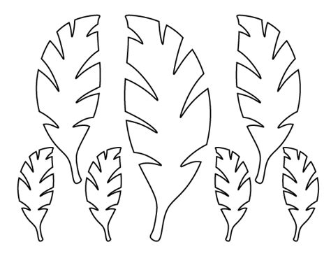 Palm Tree Leaves Coloring Pages