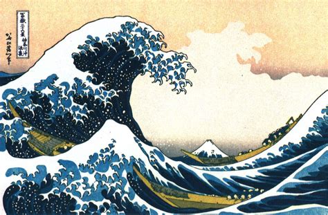 ClimbingNoob: Wallpaper Japanese Tsunami Painting