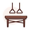 Dining table - free icon