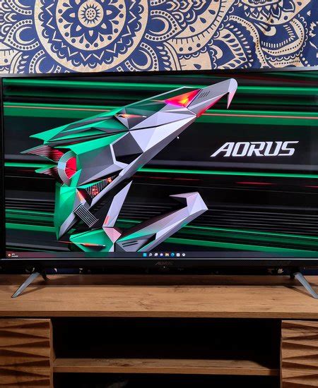 Test Gigabyte AORUS FV43U : enfin un moniteur gamer de salon 4K et HDR ...