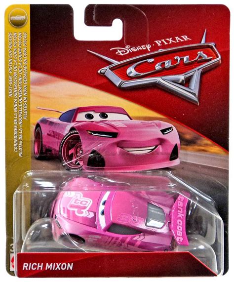 Disney Pixar Cars Cars 3 Next-Gen Piston Cup Racers Rich Mixon Diecast Car Mattel Toys - ToyWiz