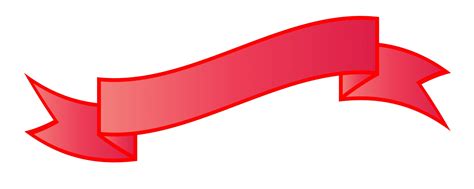 Red Ribbon, Banner Clipart Free Stock Photo - Public Domain Pictures