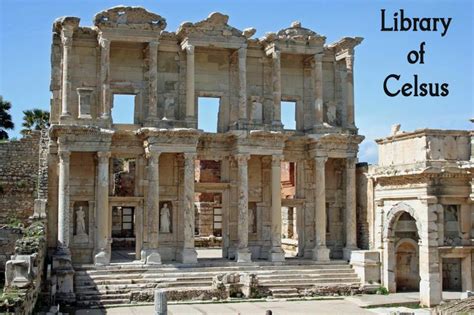 Library of Celsus - Ephesus, Turkey (unbelievably hugh!) | Library of alexandria, Egypt ...