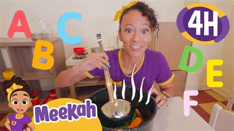 Meekah learns ABCs! | 4 HOURS OF MEEKAH! | Educational Videos for Kids - YouTube