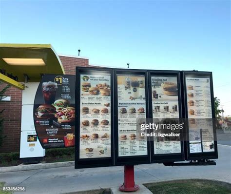 47 Mcdonalds Drive Thru Menu Stock Photos, High-Res Pictures, and ...