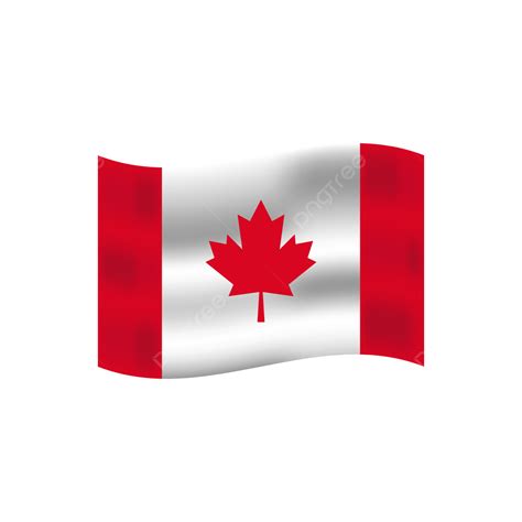 Canada Flag Vector Art PNG, Canada Flag Clipart Design Vector Isolated, Canada Flag, Canada Flag ...