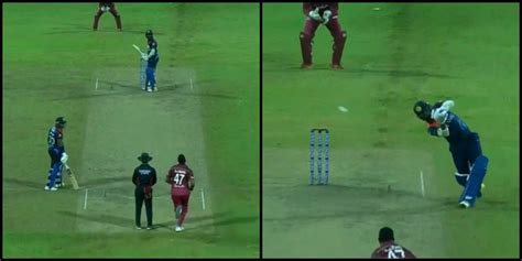 SL vs WI T20: Wanidu Hasaranga Amazes DJ Bravo With Unusual Shot