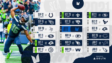 2021 Seattle Seahawks Schedule: Complete schedule, dates, times ...