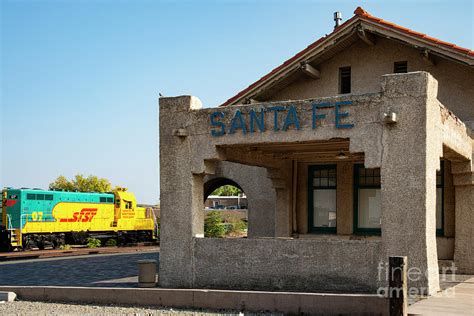 Old Santa Fe Railroad Station Photograph by Bob Phillips - Fine Art America