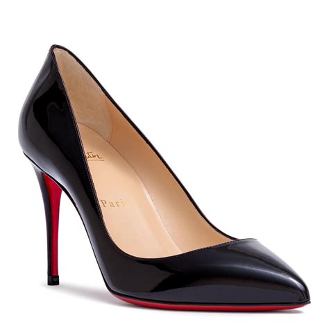 Christian Louboutin Pigalle 85 Black Patent Leather Pumps in Black - Save 12% - Lyst