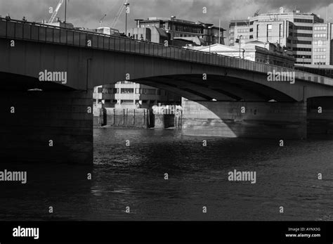 London Bridge from the South Bank Stock Photo - Alamy