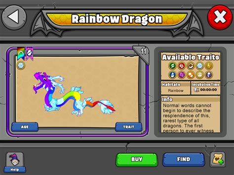 I finally got every trait for the Rainbow dragon : r/dragonvale