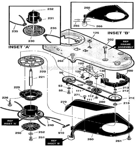 Craftsman 22 weed trimmer belt diagram